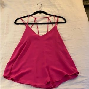 Large hot/neon pink tank